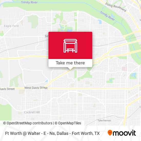 Ft Worth @ Walter - E - Ns map