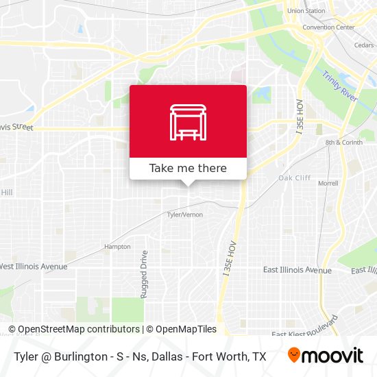 Tyler @ Burlington - S - Ns map