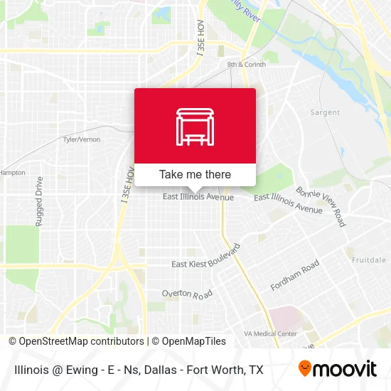 Illinois @ Ewing - E - Ns map