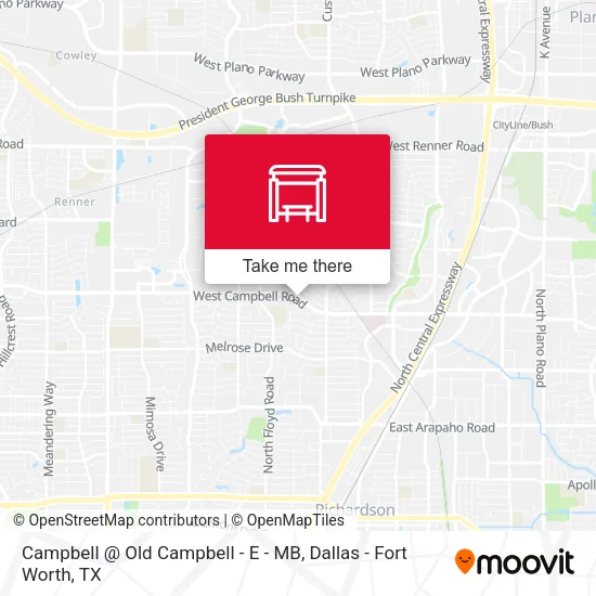 Campbell @ Old Campbell - E - MB map