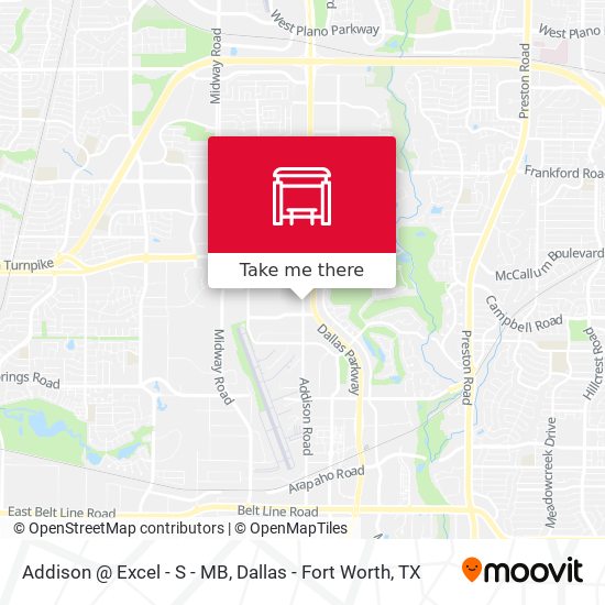 Addison @ Excel - S - MB map