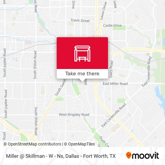 Miller @ Skillman - W - Ns map