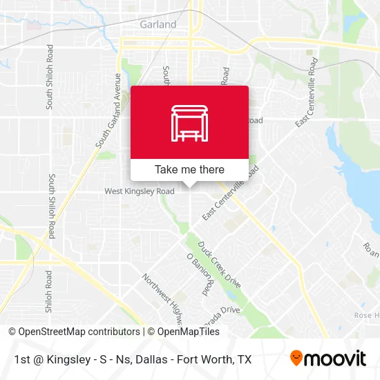 1st @ Kingsley - S - Ns map