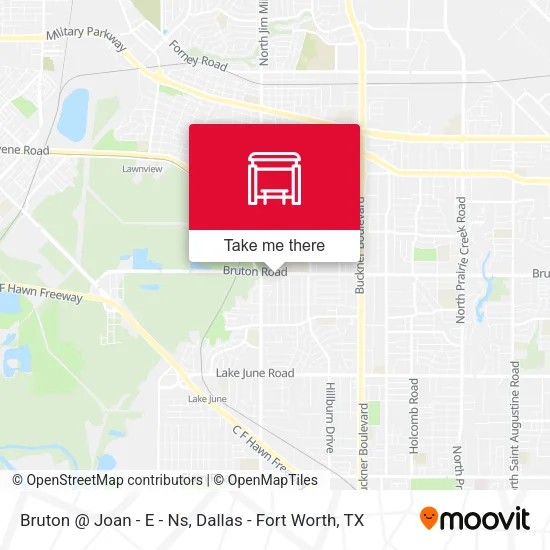 Bruton @ Joan - E - Ns map