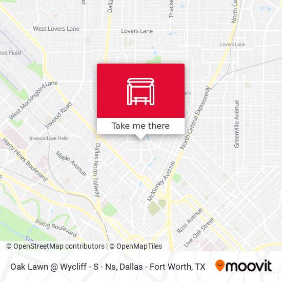 Oak Lawn @ Wycliff - S - Ns map