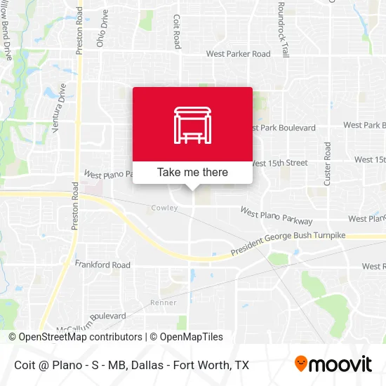 Coit @ Plano - S - MB map