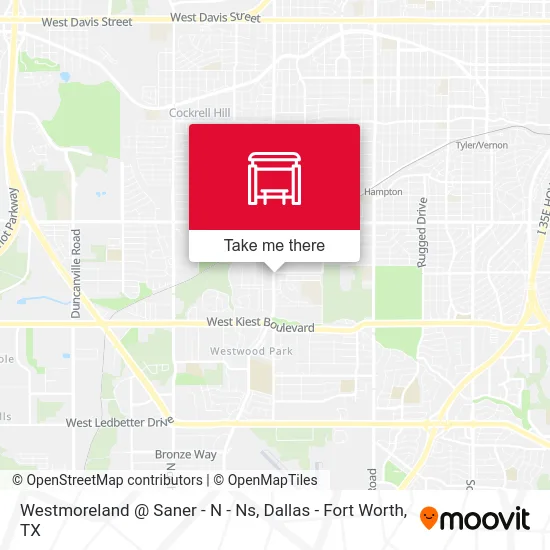 Westmoreland @ Saner - N - Ns map