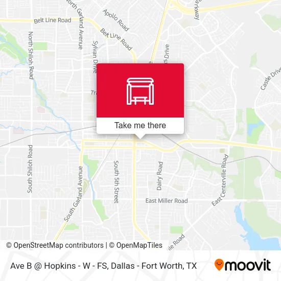 Ave B @ Hopkins - W - FS map