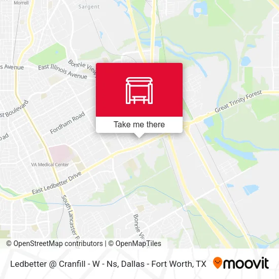 Ledbetter @ Cranfill - W - Ns map