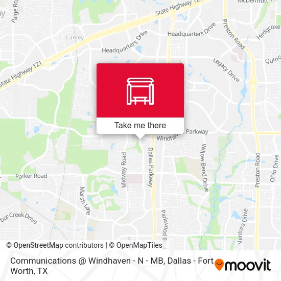 Communications @ Windhaven - N - MB map