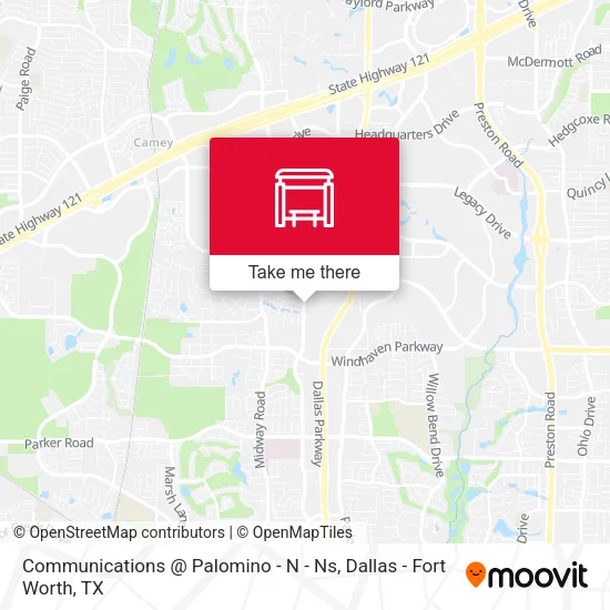 Communications @ Palomino - N - Ns map