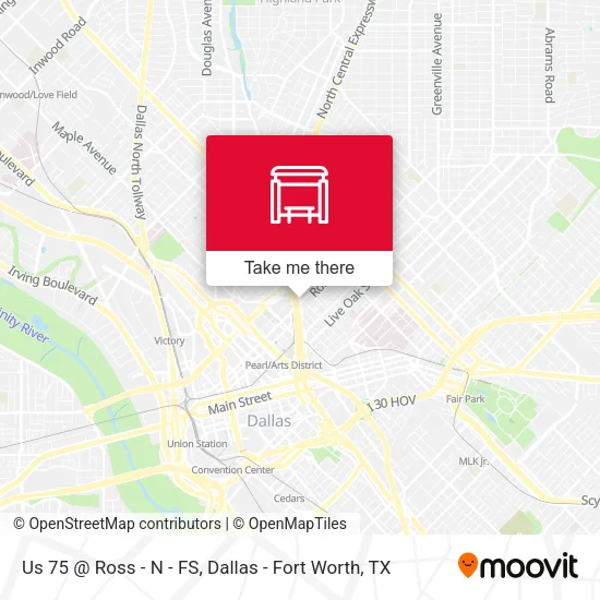 Us 75 @ Ross - N - FS map