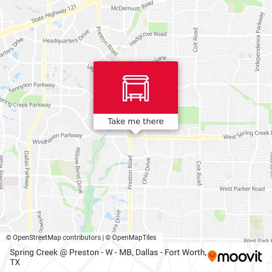 Spring Creek @ Preston - W - MB map