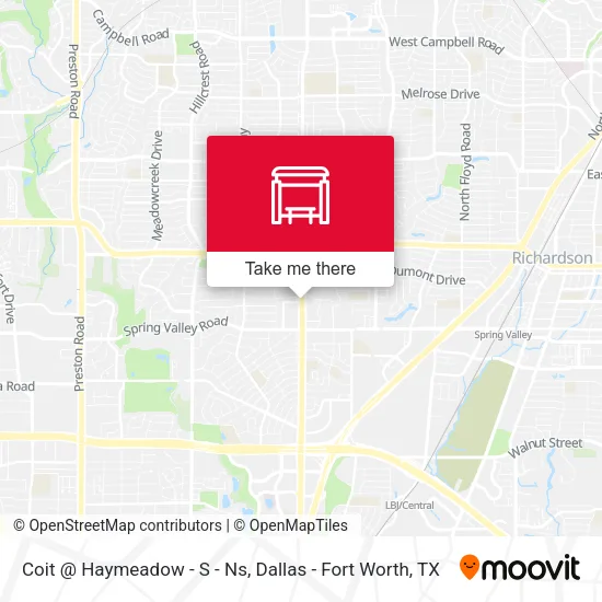 Coit @ Haymeadow - S - Ns map