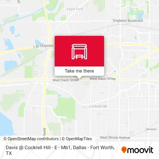 Davis @ Cockrell Hill - E - Mb1 map