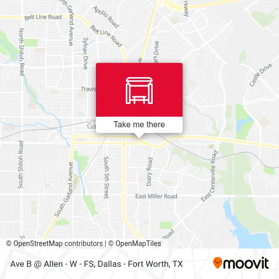 Ave B @ Allen - W - FS map