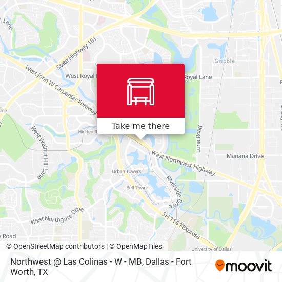 Northwest @ Las Colinas - W - MB map