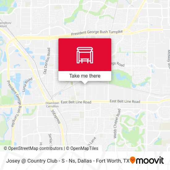 Josey @ Country Club - S - Ns map