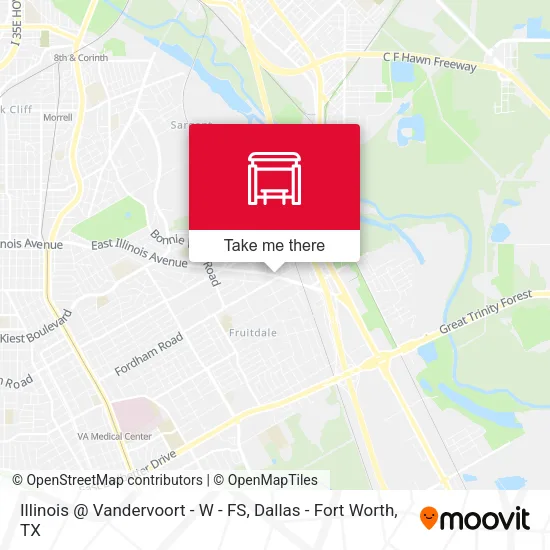 Illinois @ Vandervoort - W - FS map