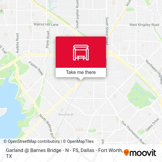 Garland @ Barnes Bridge - N - FS map