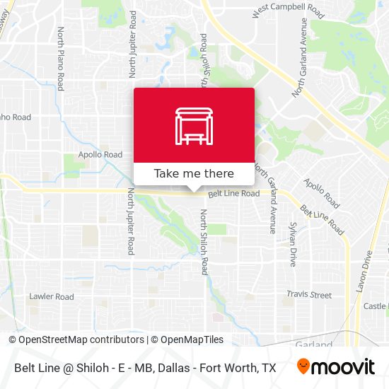 Belt Line @ Shiloh - E - MB map