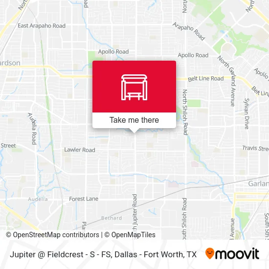 Jupiter @ Fieldcrest - S - FS map