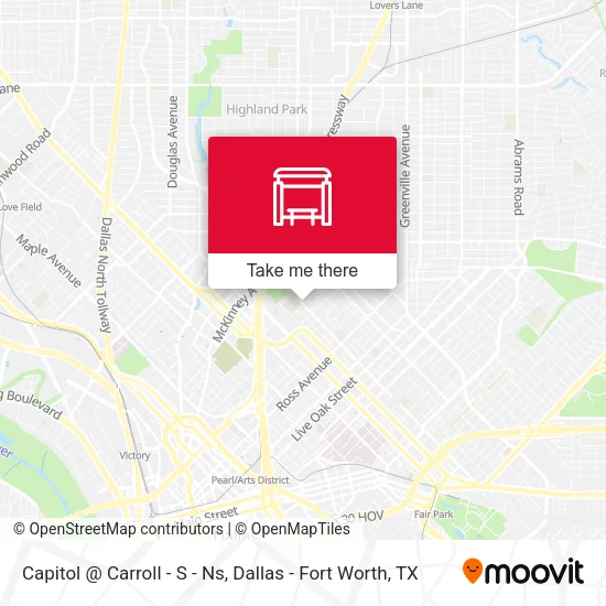 Mapa de Capitol @ Carroll - S - Ns