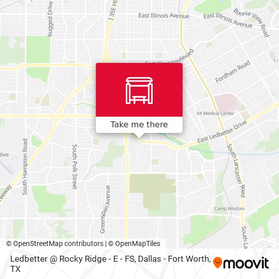 Ledbetter @ Rocky Ridge - E - FS map