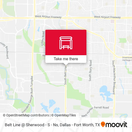 Belt Line @ Sherwood - S - Ns map