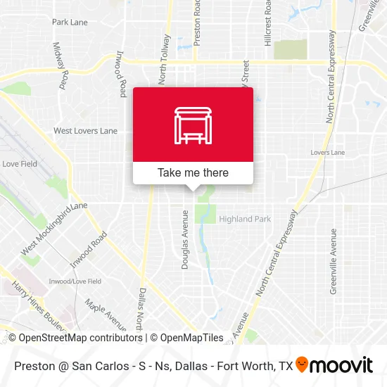 Preston @ San Carlos - S - Ns map