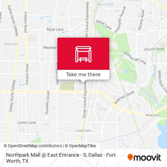 Northpark Mall @ East Entrance - S map