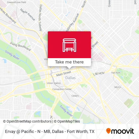 Ervay @ Pacific - N - MB map