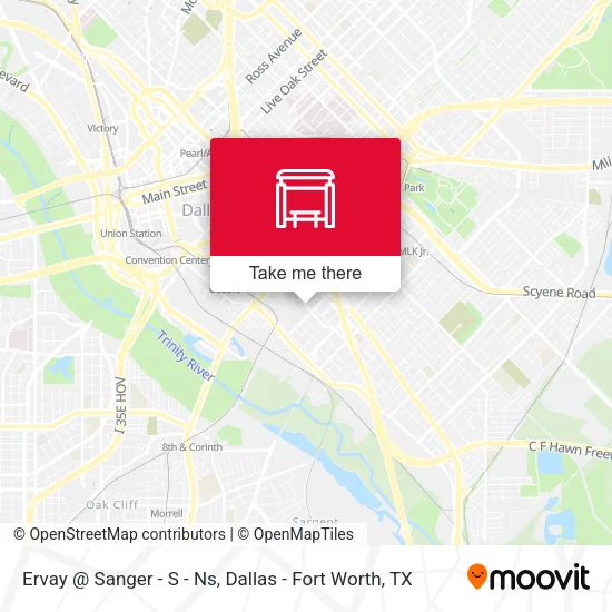 Ervay @ Sanger - S - Ns map