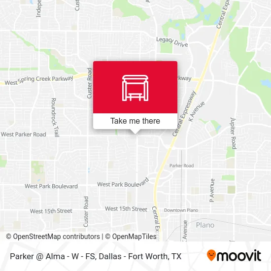 Parker @ Alma - W - FS map