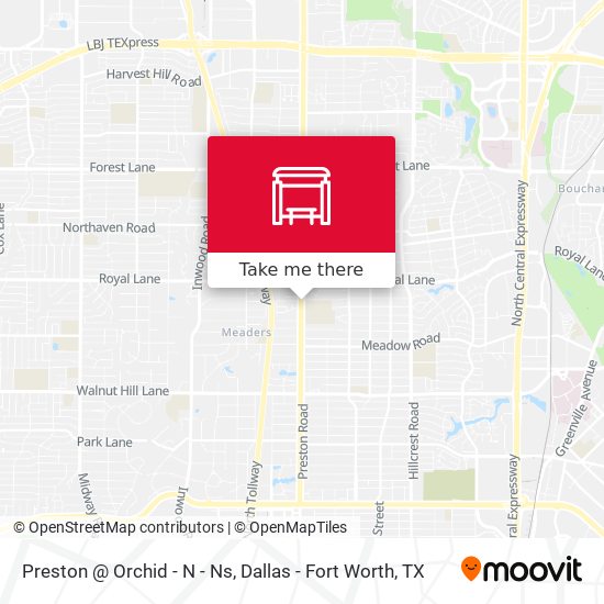 Mapa de Preston @ Orchid - N - Ns