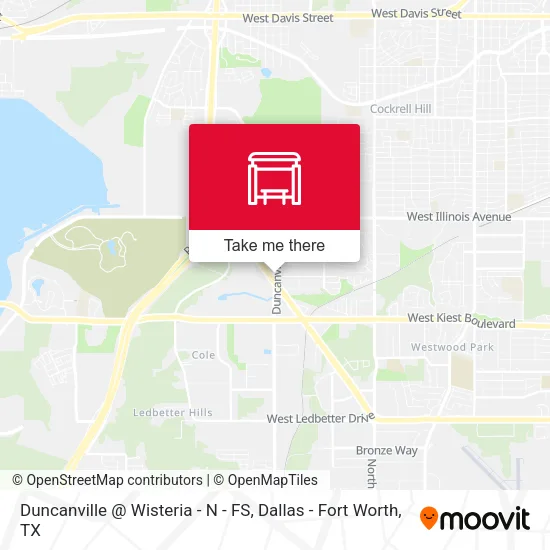 Duncanville @ Wisteria - N - FS map