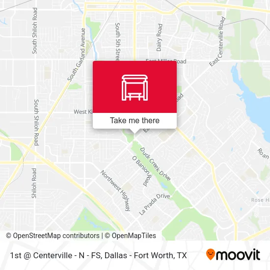 1st @ Centerville - N - FS map