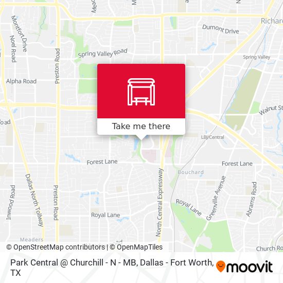 Park Central @ Churchill - N - MB map