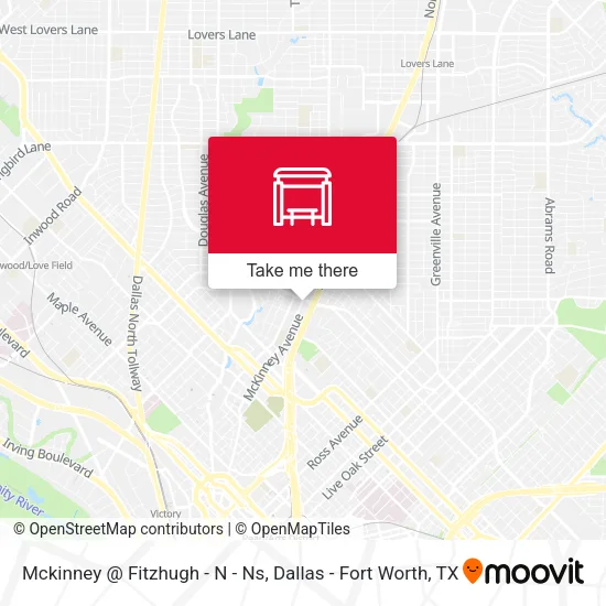 Mapa de Mckinney @ Fitzhugh - N - Ns