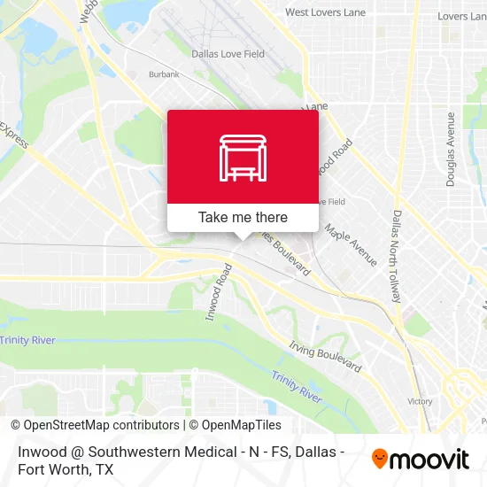 Inwood @ Southwestern Medical - N - FS map