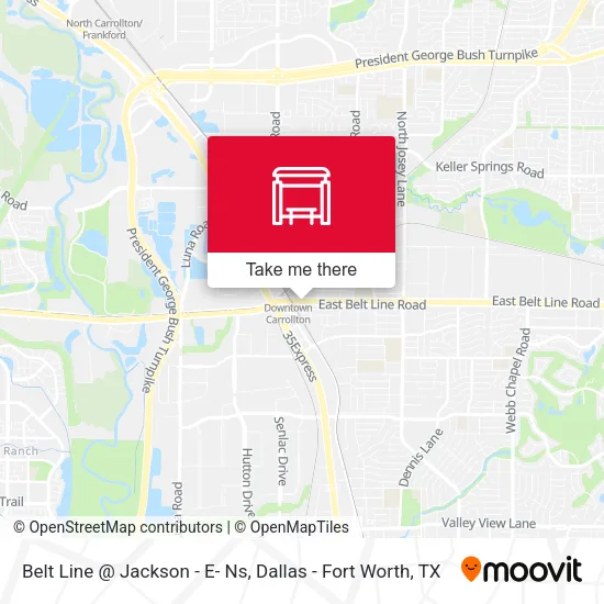Belt Line @ Jackson - E- Ns map