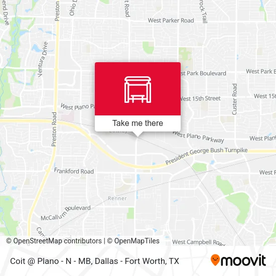 Coit @ Plano - N - MB map