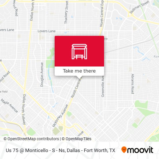 Us 75 @ Monticello - S - Ns map