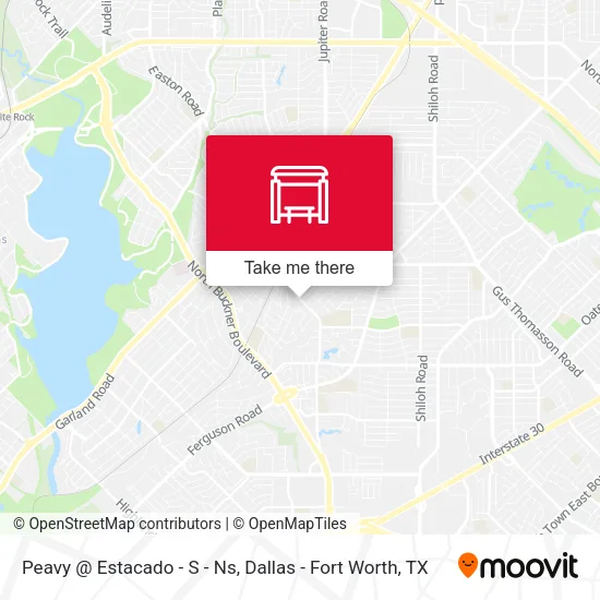 Peavy @ Estacado - S - Ns map