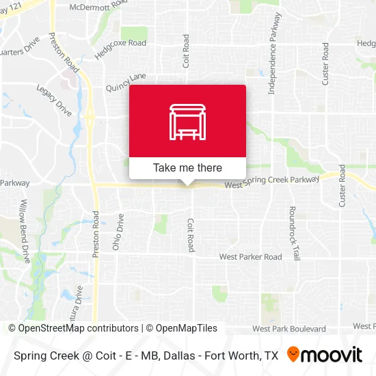 Spring Creek @ Coit - E - MB map