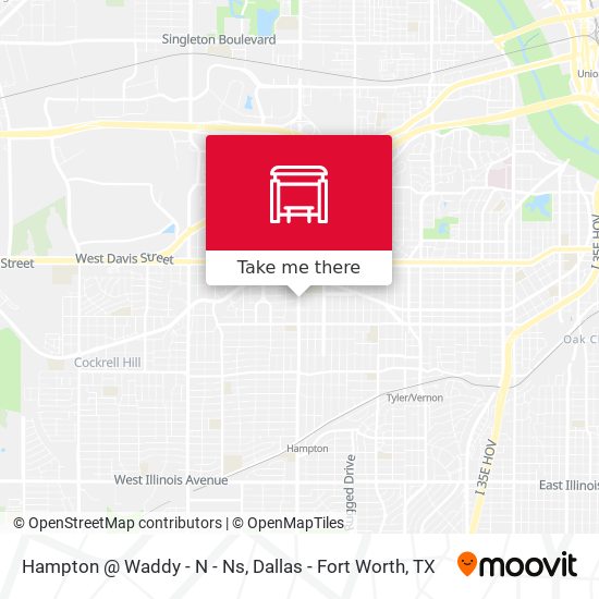 Hampton @ Waddy - N - Ns map