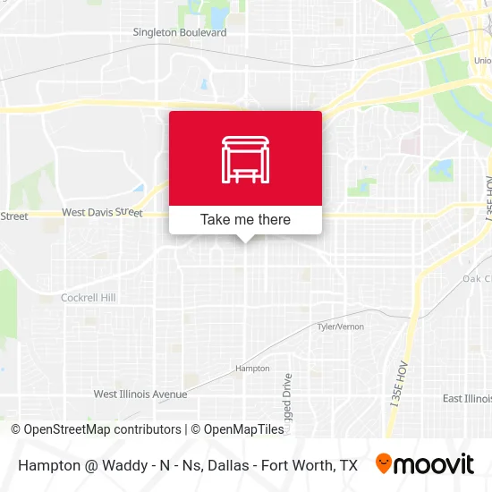 Hampton @ Waddy - N - Ns map