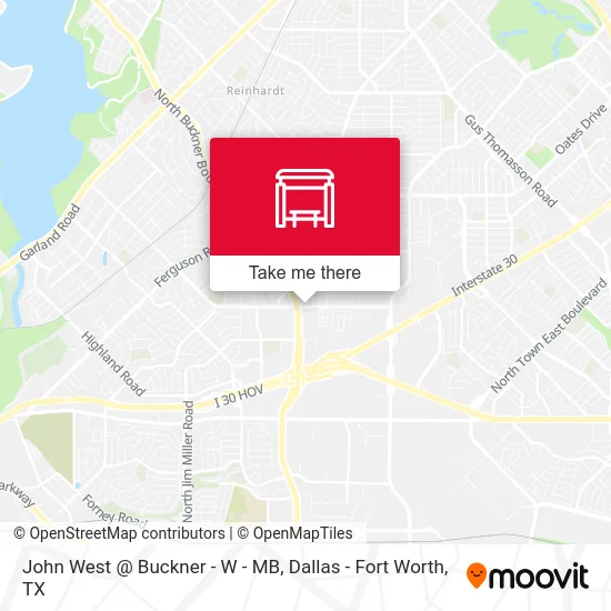 John West @ Buckner - W - MB map