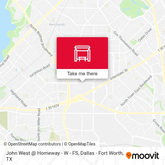 John West @ Homeway - W - FS map