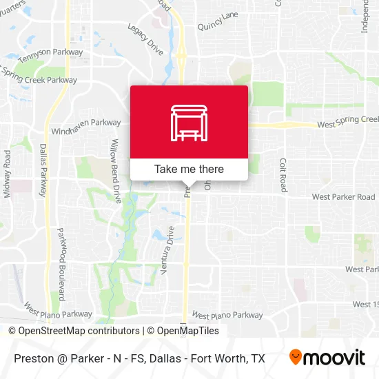 Mapa de Preston @ Parker - N - FS